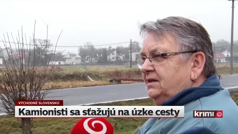 Kamionisti sa sťažujú na úzke cesty