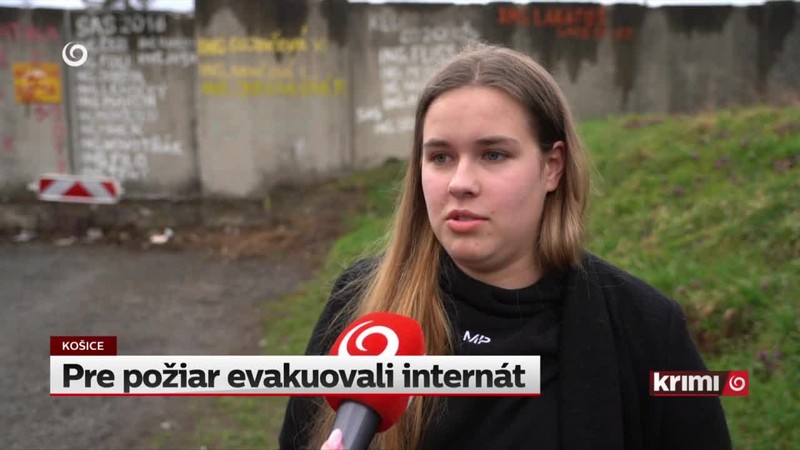Pre požiar evakuovali internát