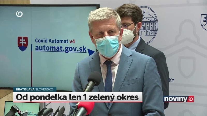 Od pondelka len 1 zelený okres