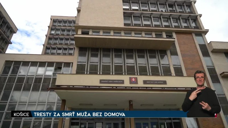 TRESTY ZA SMRŤ MUŽA BEZ DOMOVA