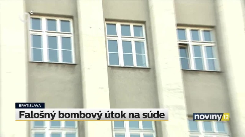Falošný bombový útok na súde