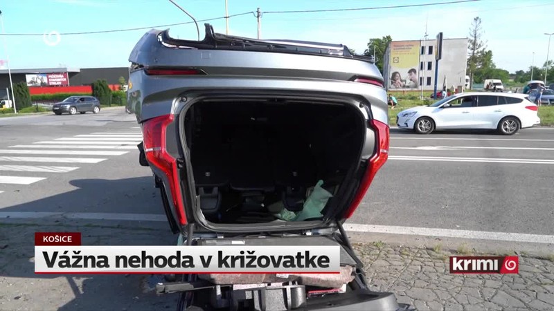 Vážna nehoda v križovatke