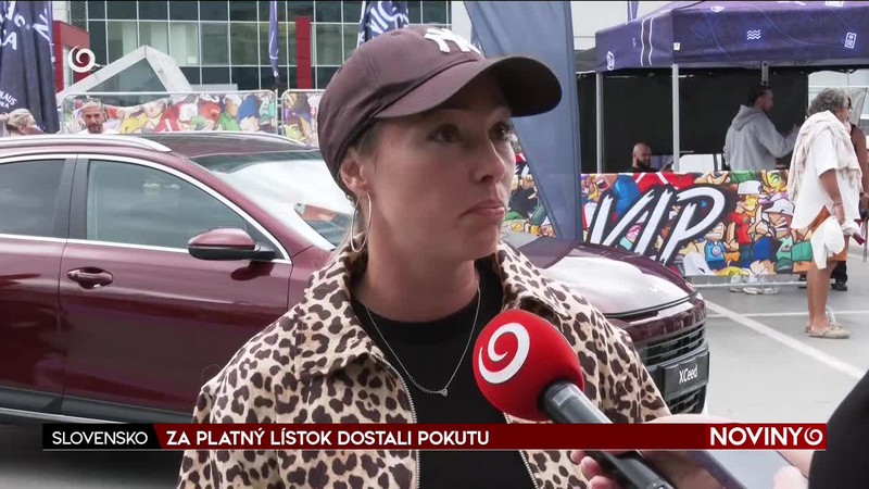 ZA PLATNÝ LÍSTOK DOSTALI POKUTU