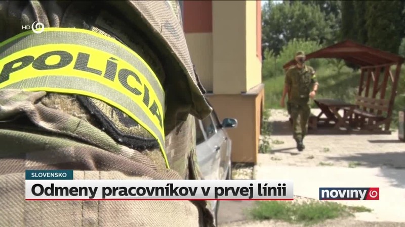 Odmeny pracovníkov v prvej línii