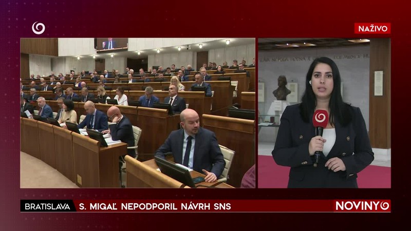 S. MIGAĽ NEPODPORIL NÁVRH SNS