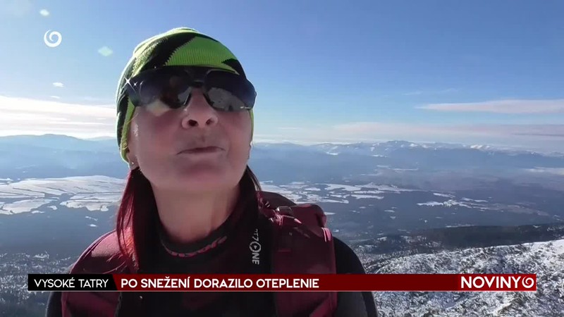 PO SNEŽENÍ DORAZILO OTEPLENIE