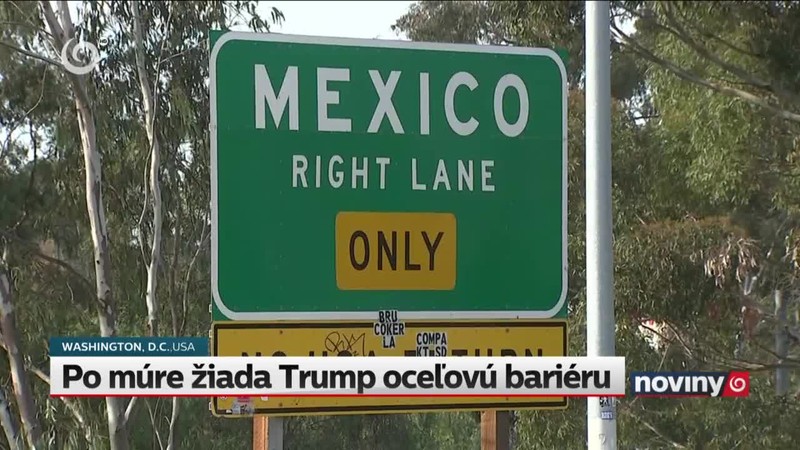 Po múre žiada Trump oceľovú bariéru