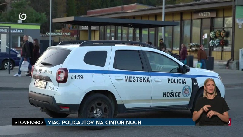 VIAC POLICAJTOV NA CINTORÍNOCH