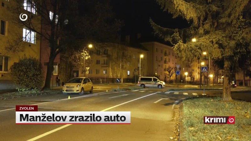 Manželov zrazilo auto