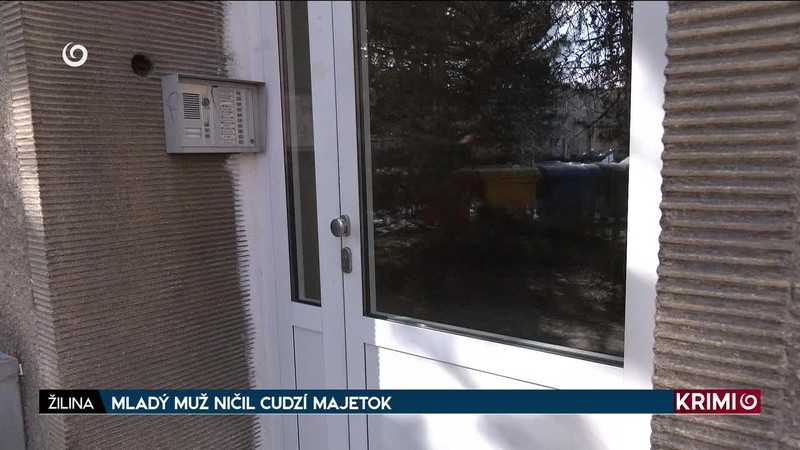 MLADÝ MUŽ NIČIL CUDZÍ MAJETOK
