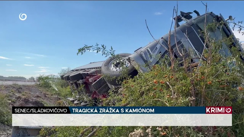 TRAGICKÁ ZRÁŽKA S KAMIÓNOM