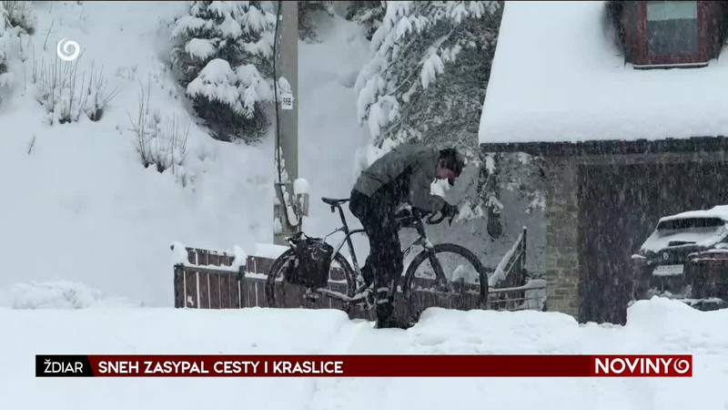 SNEH ZASYPAL CESTY I KRASLICE