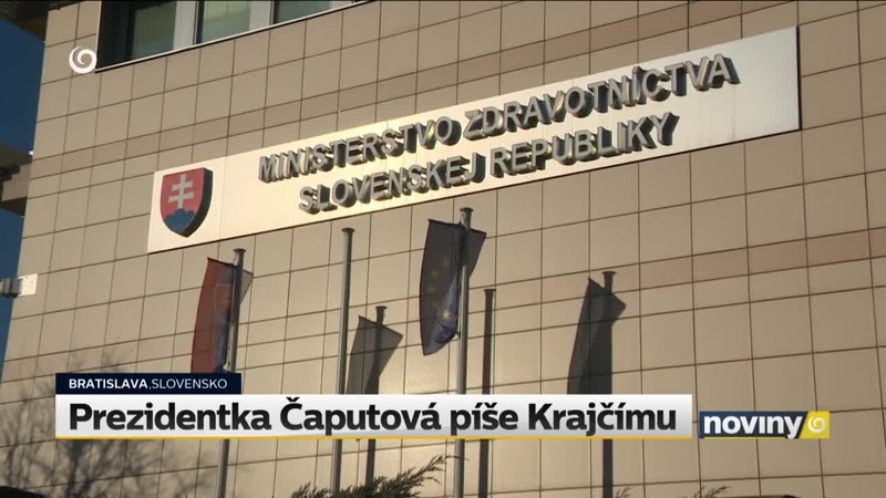 Prezidentka Čaputová píše Krajčímu