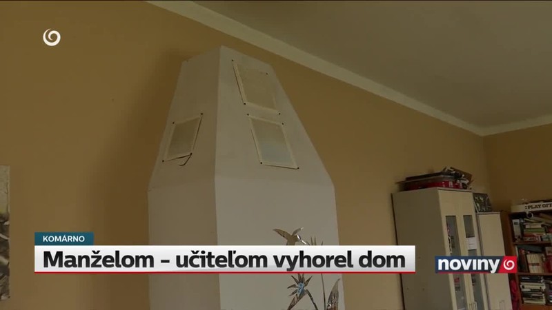 Manželom - učiteľom vyhorel dom