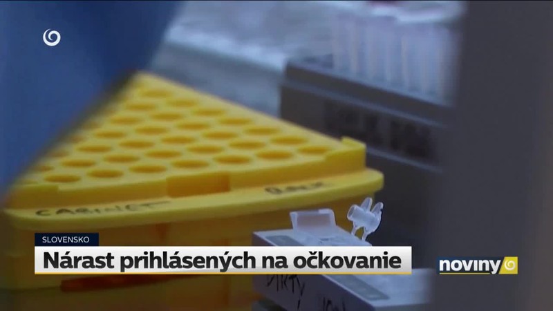 Nárast prihlásených na očkovanie