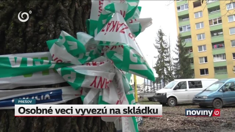 Osobné veci vyvezú na skládku