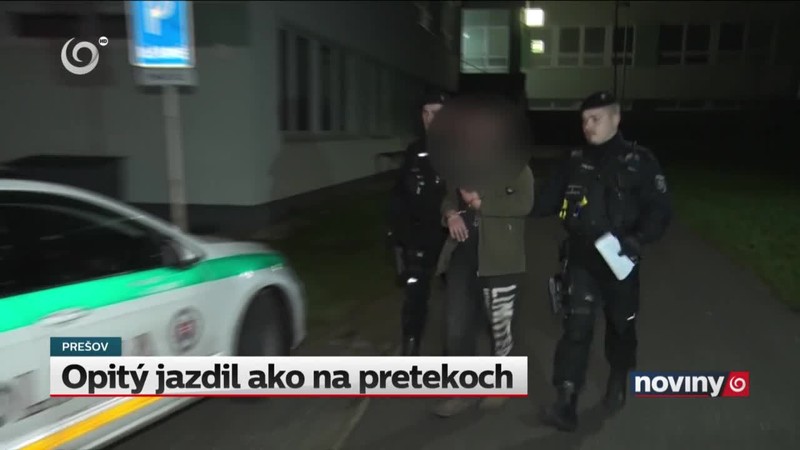 Opitý jazdil ako na pretekoch