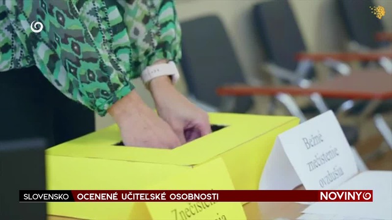 OCENENÉ UČITEĽSKÉ OSOBNOSTI