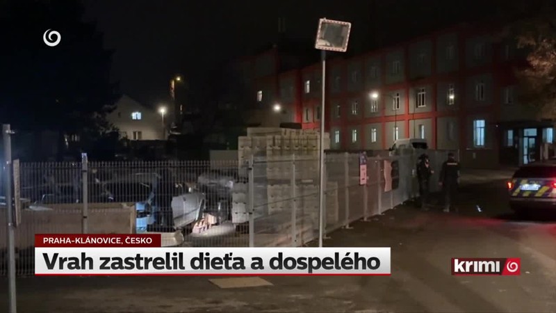 Vrah zastrelil dieťa a dospelého