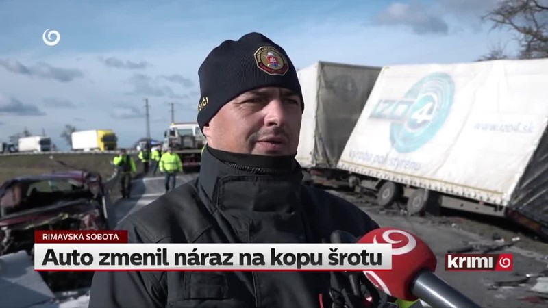 Auto zmenil náraz na kopu šrotu