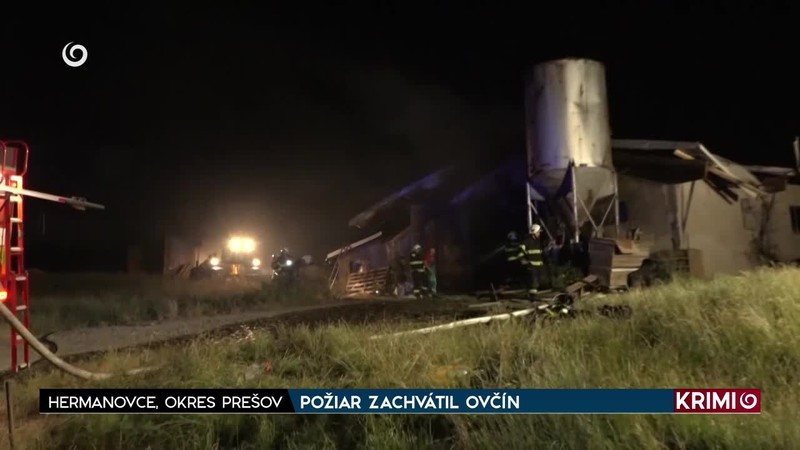 POŽIAR ZACHVÁTIL OVČÍN