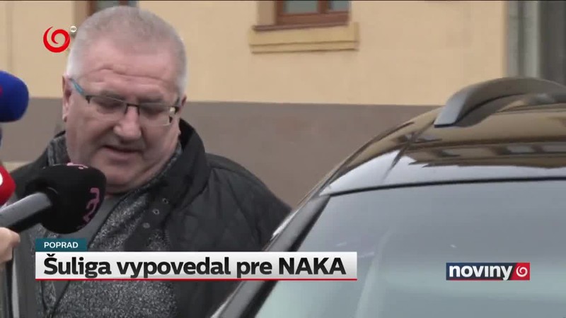 Šuliga vypovedal pre NAKA