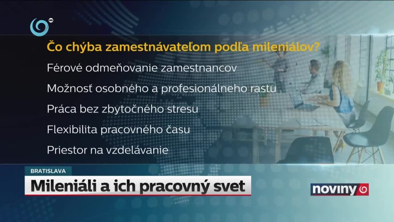 Mileniáli a ich pracovný svet
