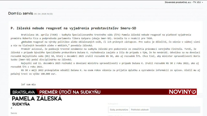 PREMIÉR ÚTOČÍ NA SUDKYŇU