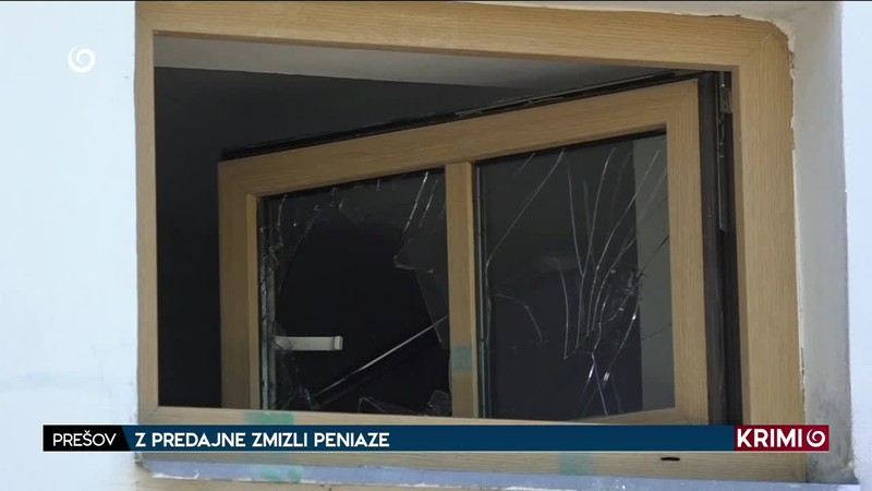 Z PREDAJNE ZMIZLI PENIAZE