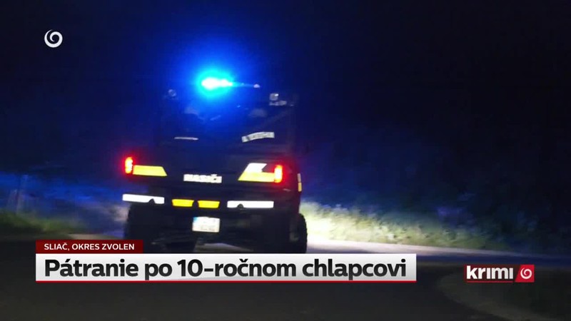 Pátranie po 10-ročnom chlapcovi