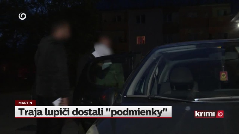 Traja lupiči dostali "podmienky"