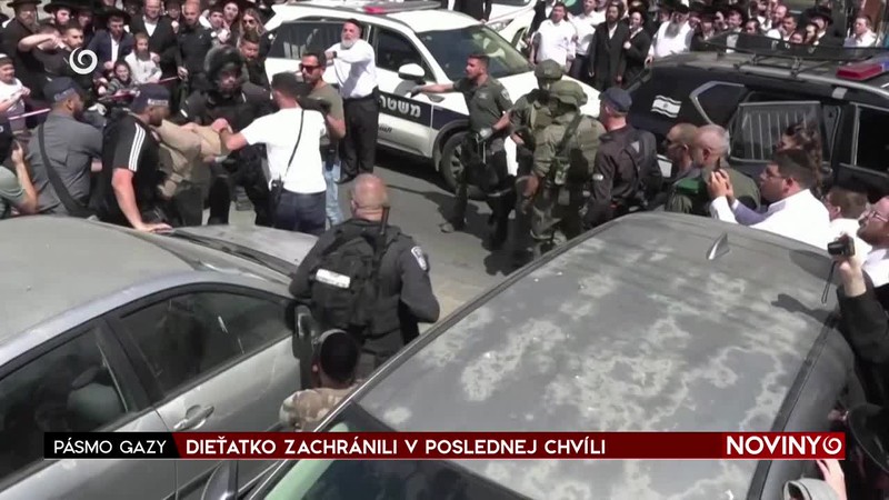 DIEŤATKO ZACHRÁNILI V POSLEDNEJ CHVÍLI