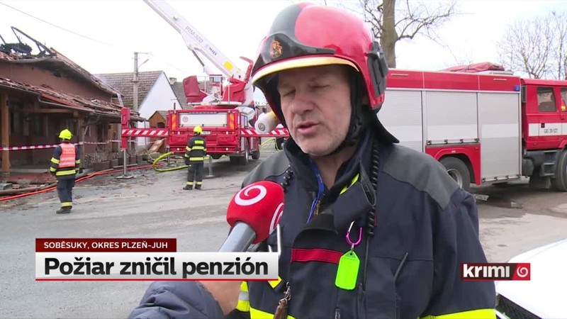 Požiar zničil penzión
