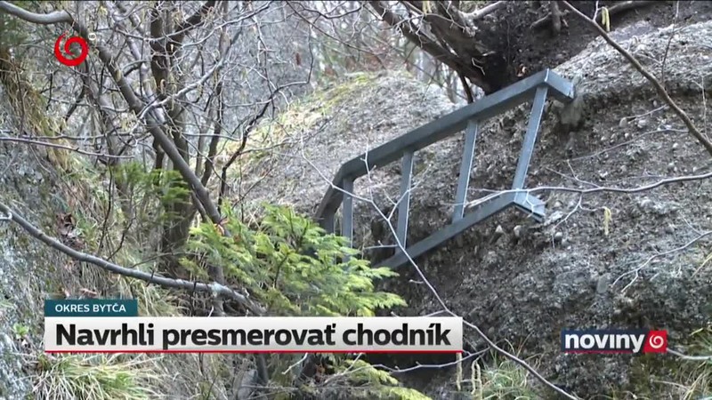 Navrhli presmerovať chodník