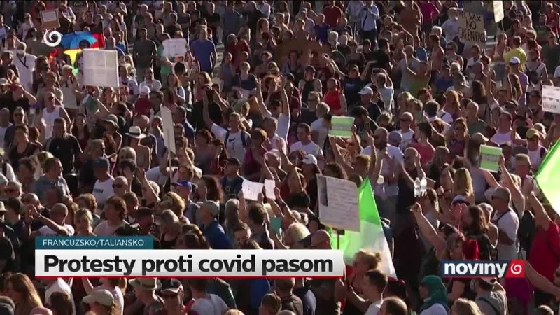 Protesty proti covid pasom