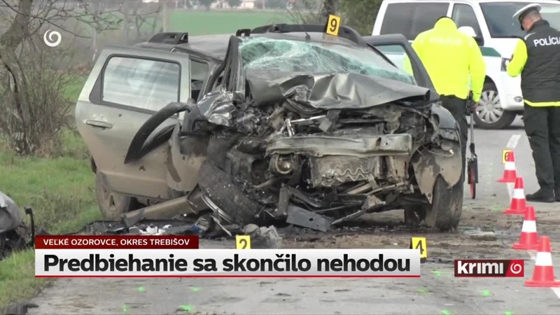 Predbiehanie sa skončilo nehodou