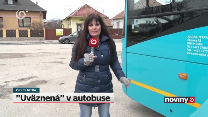 "Uväznená" v autobuse