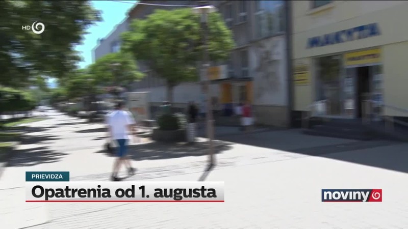 Opatrenia od 1. augusta