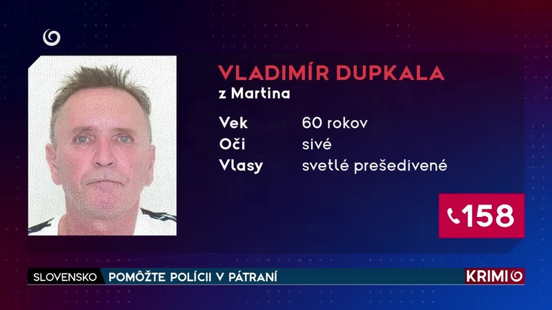 POMÔŽTE POLÍCII V PÁTRANÍ