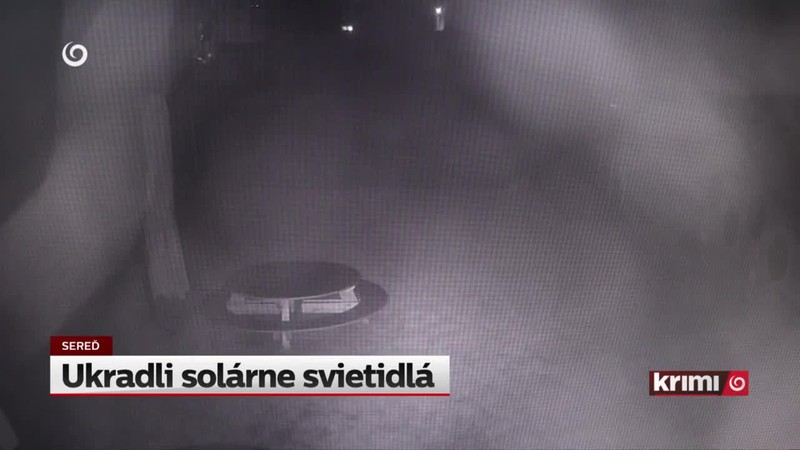 Ukradli solárne svietidlá