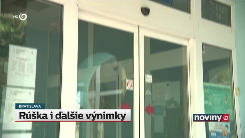 Rúška i ďalšie výnimky