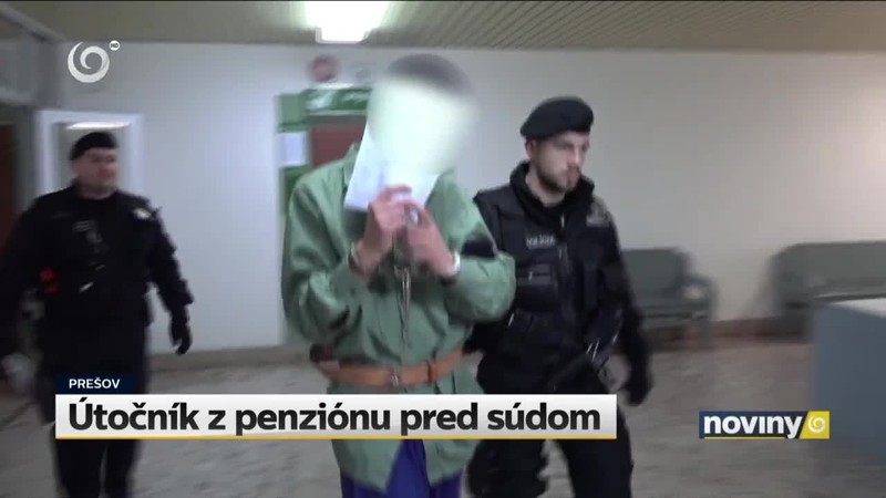 Útočník z penziónu pred súdom