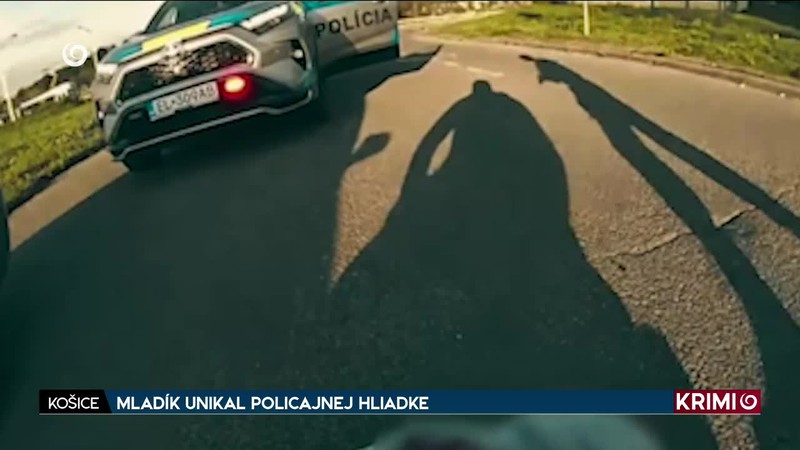MLADÍK UNIKAL POLICAJNEJ HLIADKE