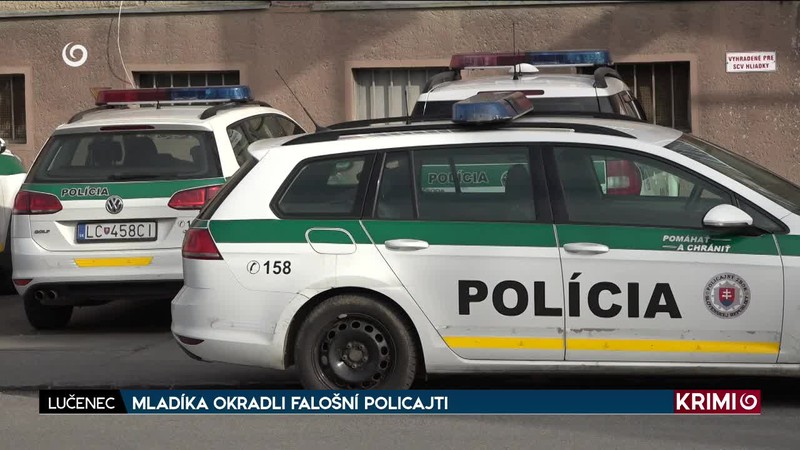 MLADÍKA OKRADLI FALOŠNÍ POLICAJTI