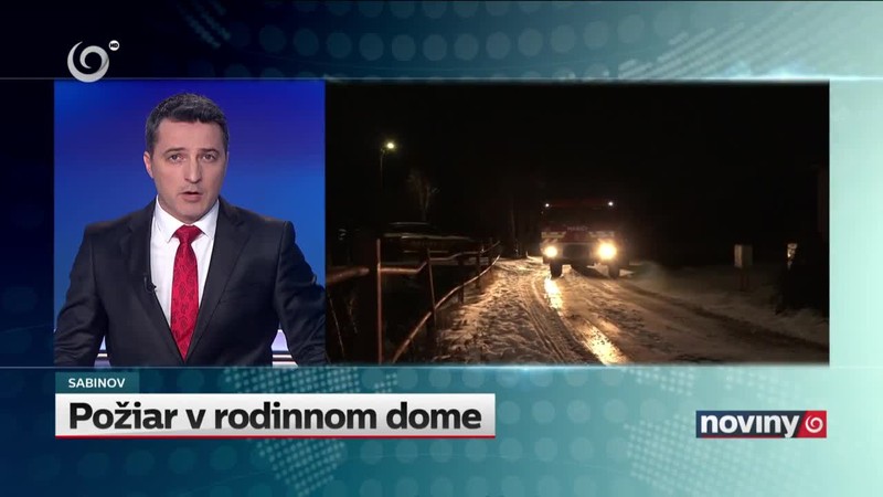 Požiar v rodinnom dome