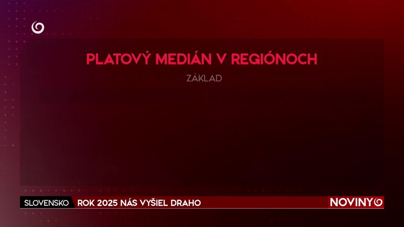ROK 2025 NÁS VYŠIEL DRAHO