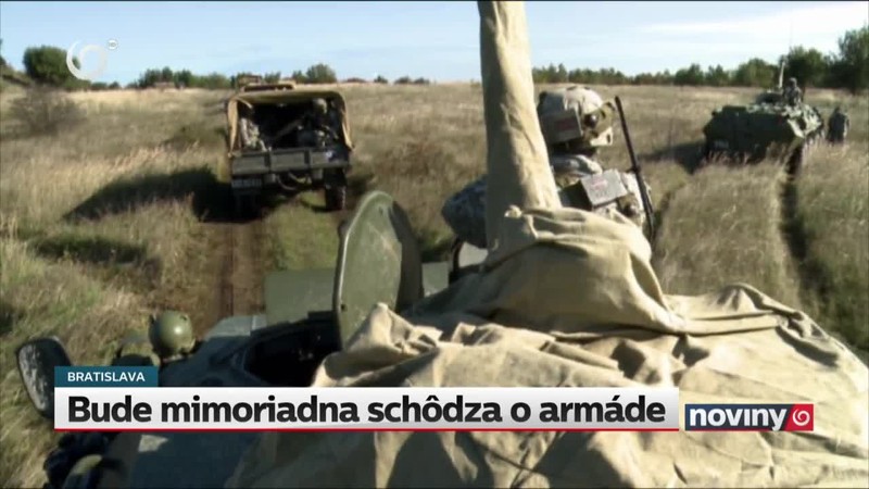 Bude mimoriadna schôdza o armáde