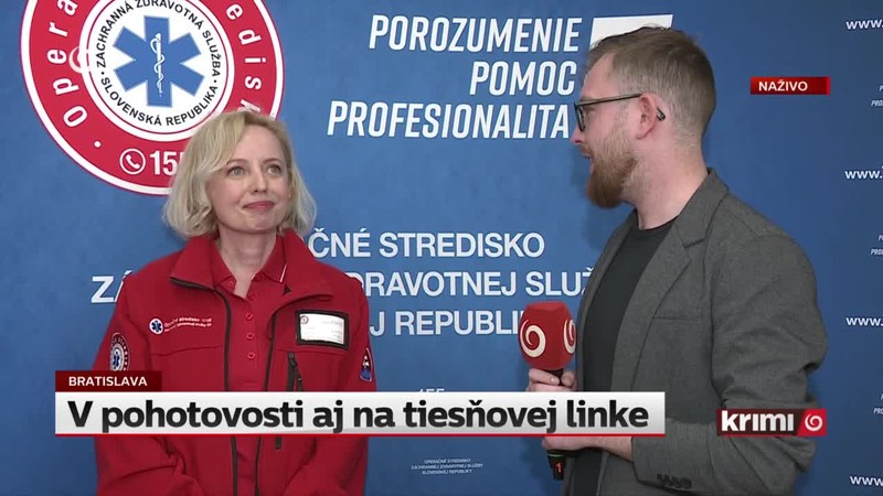 V pohotovosti aj na tiesňovej linke
