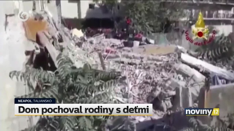 Opravovaná bytovka sa zrútila. Dve rodiny s deťmi sú nezvestné