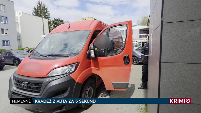KRÁDEŽ Z AUTA ZA 5 SEKÚND